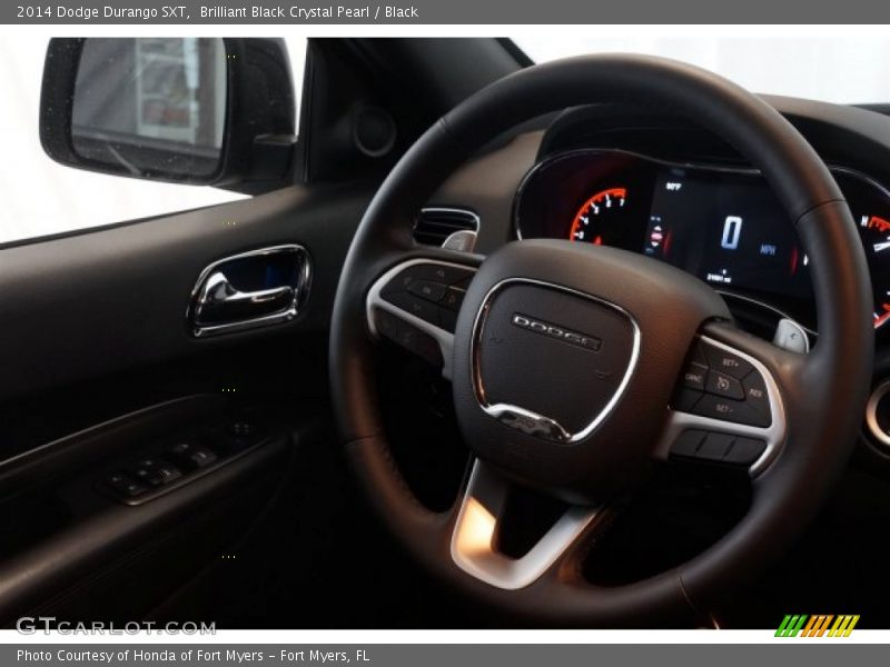 Brilliant Black Crystal Pearl / Black 2014 Dodge Durango SXT