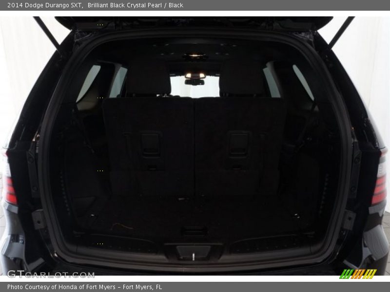 Brilliant Black Crystal Pearl / Black 2014 Dodge Durango SXT
