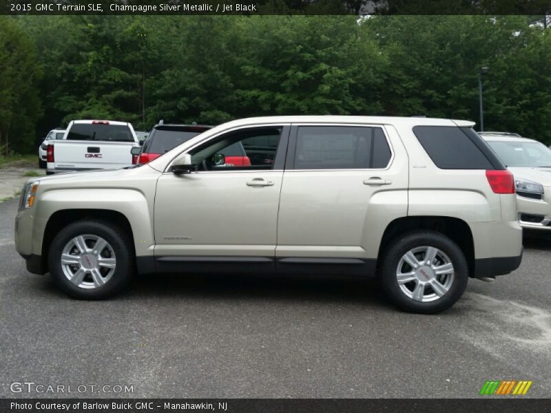 Champagne Silver Metallic / Jet Black 2015 GMC Terrain SLE