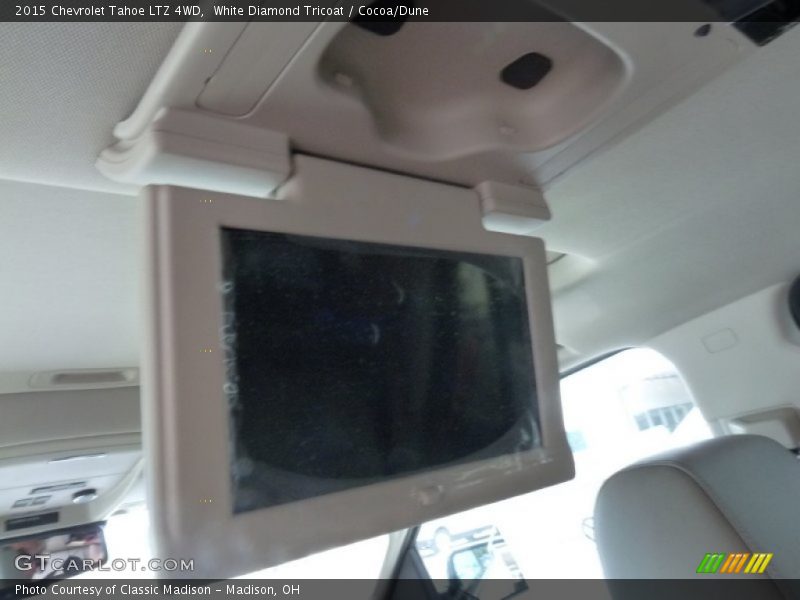 White Diamond Tricoat / Cocoa/Dune 2015 Chevrolet Tahoe LTZ 4WD