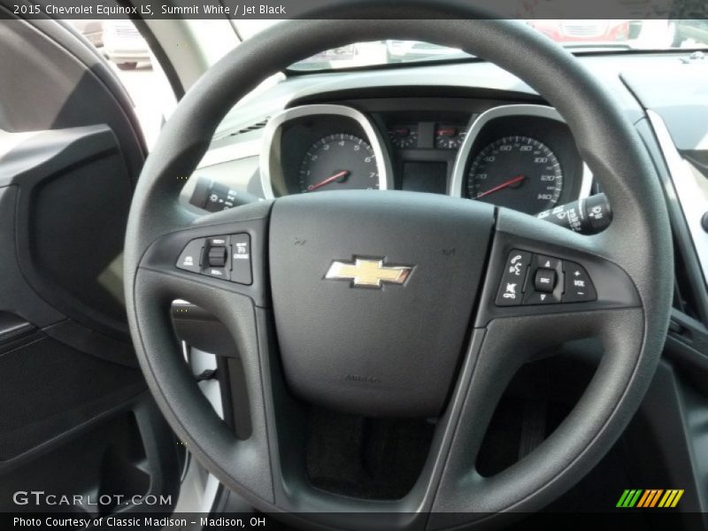 Summit White / Jet Black 2015 Chevrolet Equinox LS