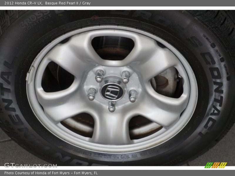 Basque Red Pearl II / Gray 2012 Honda CR-V LX