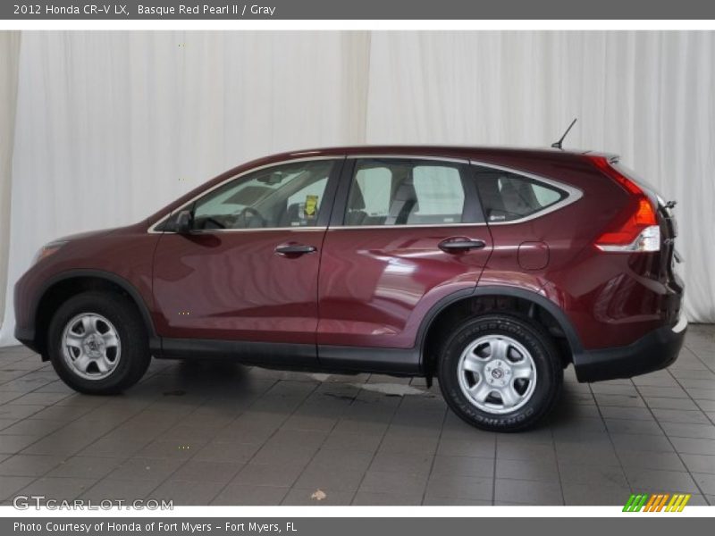 Basque Red Pearl II / Gray 2012 Honda CR-V LX
