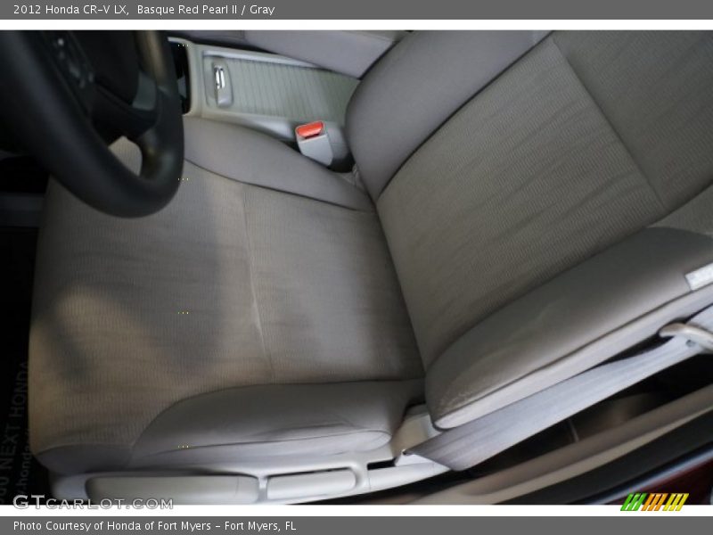 Basque Red Pearl II / Gray 2012 Honda CR-V LX