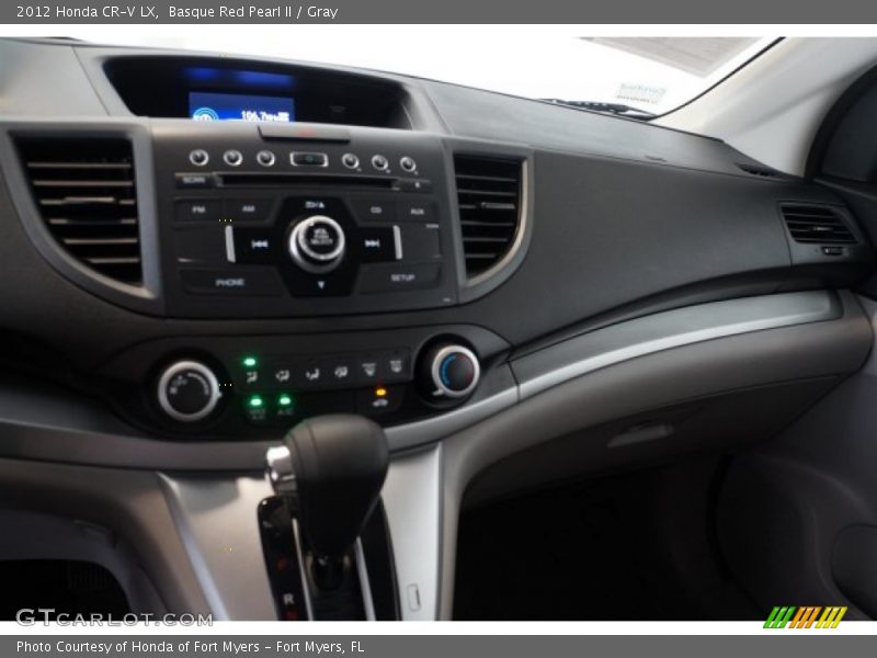 Basque Red Pearl II / Gray 2012 Honda CR-V LX