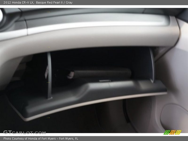 Basque Red Pearl II / Gray 2012 Honda CR-V LX