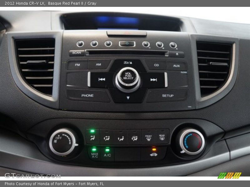 Basque Red Pearl II / Gray 2012 Honda CR-V LX