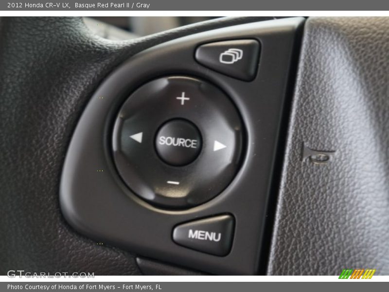 Basque Red Pearl II / Gray 2012 Honda CR-V LX