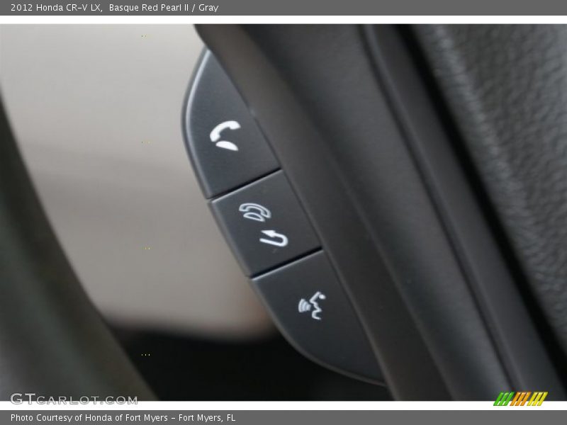 Basque Red Pearl II / Gray 2012 Honda CR-V LX