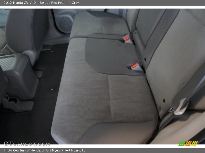 Basque Red Pearl II / Gray 2012 Honda CR-V LX