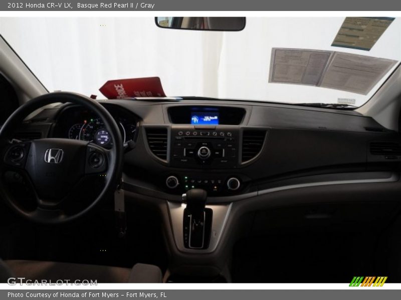 Basque Red Pearl II / Gray 2012 Honda CR-V LX
