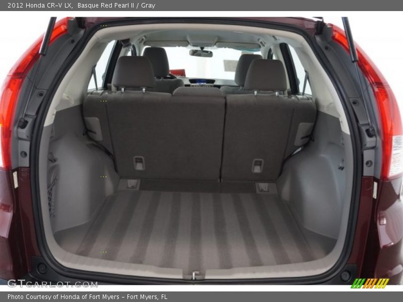 Basque Red Pearl II / Gray 2012 Honda CR-V LX