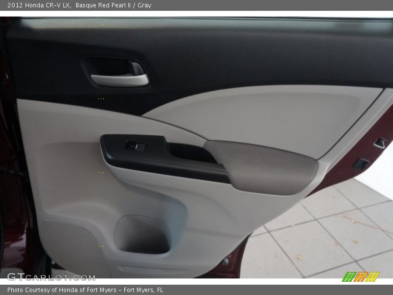 Basque Red Pearl II / Gray 2012 Honda CR-V LX