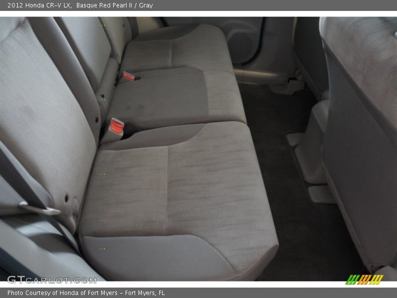 Basque Red Pearl II / Gray 2012 Honda CR-V LX