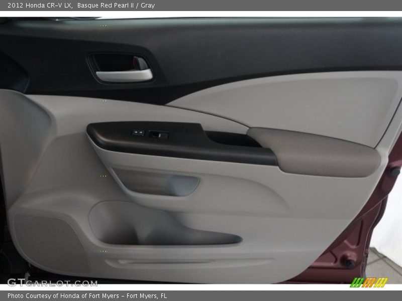 Basque Red Pearl II / Gray 2012 Honda CR-V LX