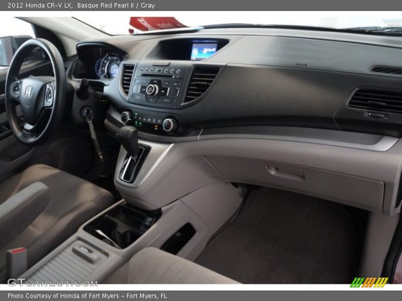 Basque Red Pearl II / Gray 2012 Honda CR-V LX