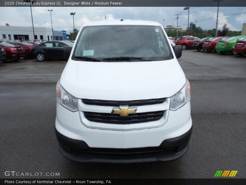 Designer White / Medium Pewter 2015 Chevrolet City Express LS