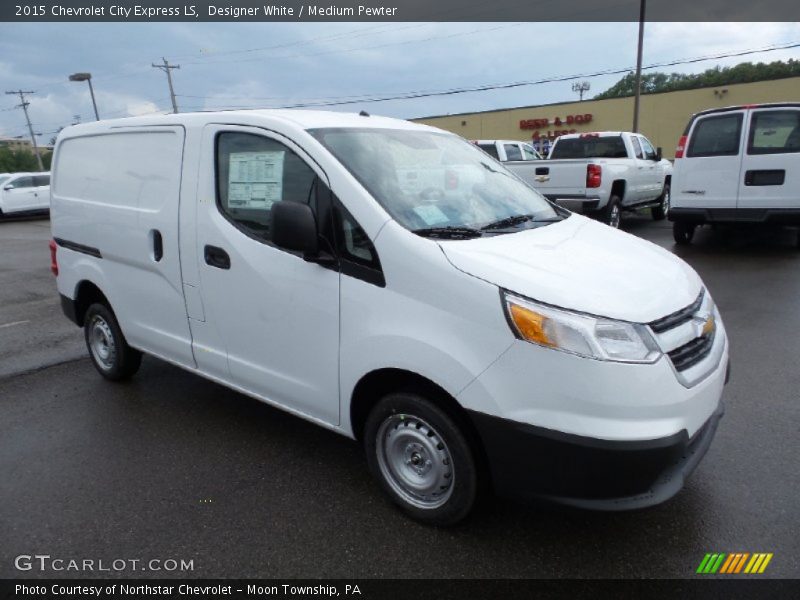 Designer White / Medium Pewter 2015 Chevrolet City Express LS