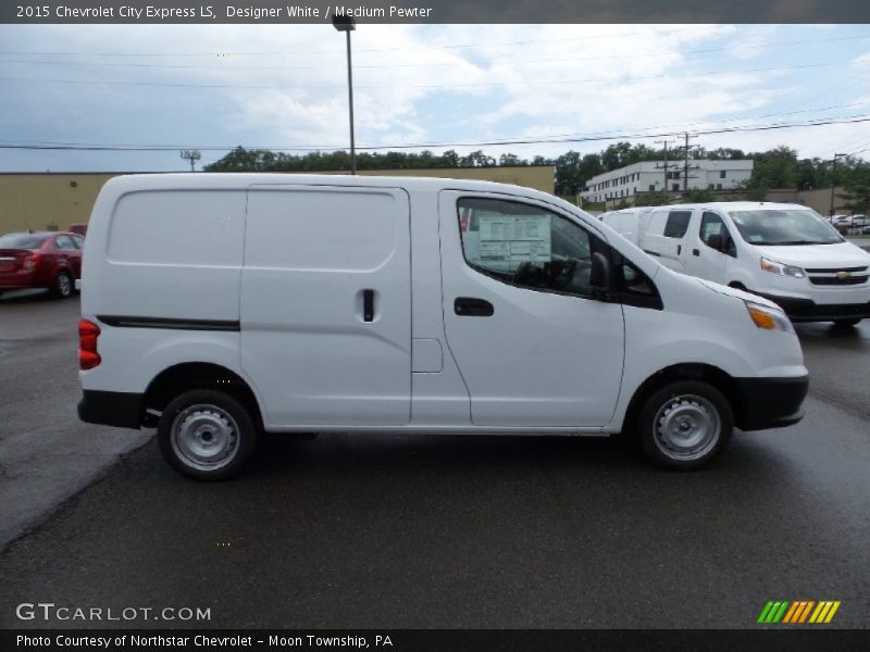 Designer White / Medium Pewter 2015 Chevrolet City Express LS