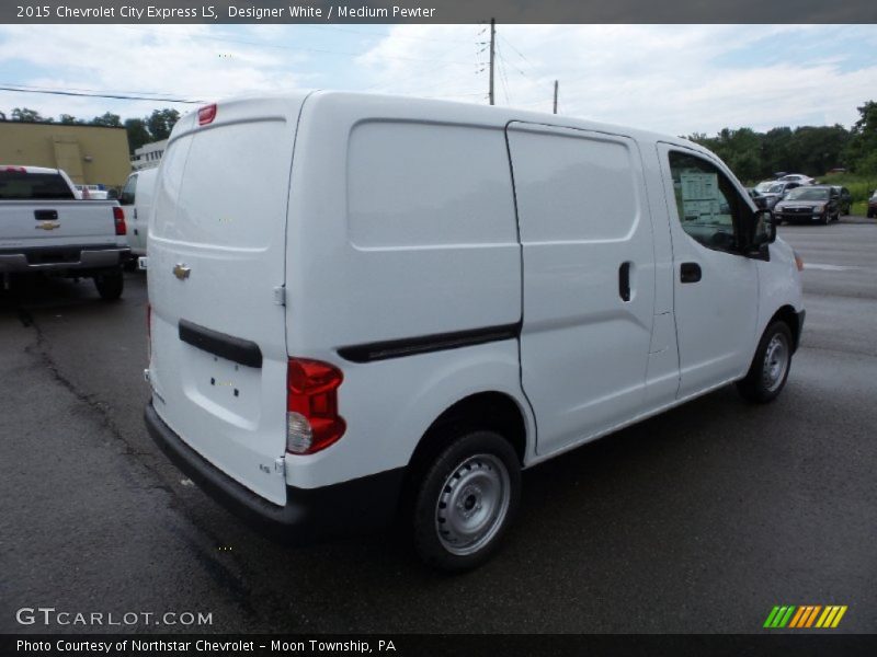 Designer White / Medium Pewter 2015 Chevrolet City Express LS