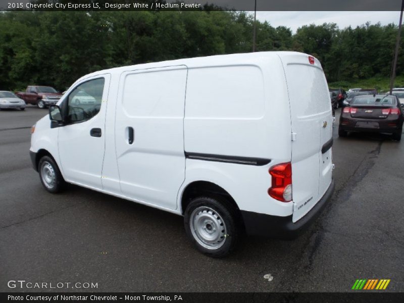 Designer White / Medium Pewter 2015 Chevrolet City Express LS