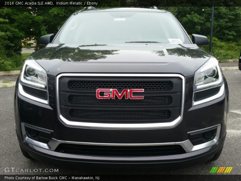 Iridium Metallic / Ebony 2016 GMC Acadia SLE AWD