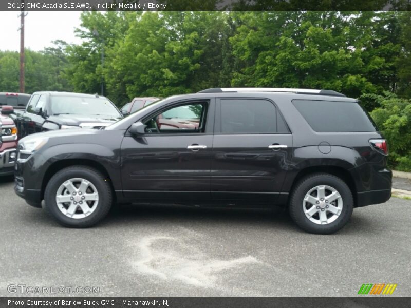 Iridium Metallic / Ebony 2016 GMC Acadia SLE AWD