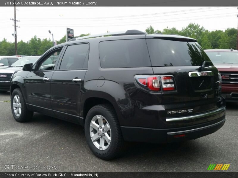 Iridium Metallic / Ebony 2016 GMC Acadia SLE AWD