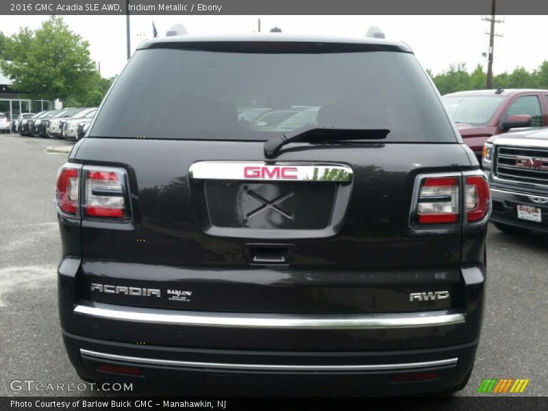 Iridium Metallic / Ebony 2016 GMC Acadia SLE AWD