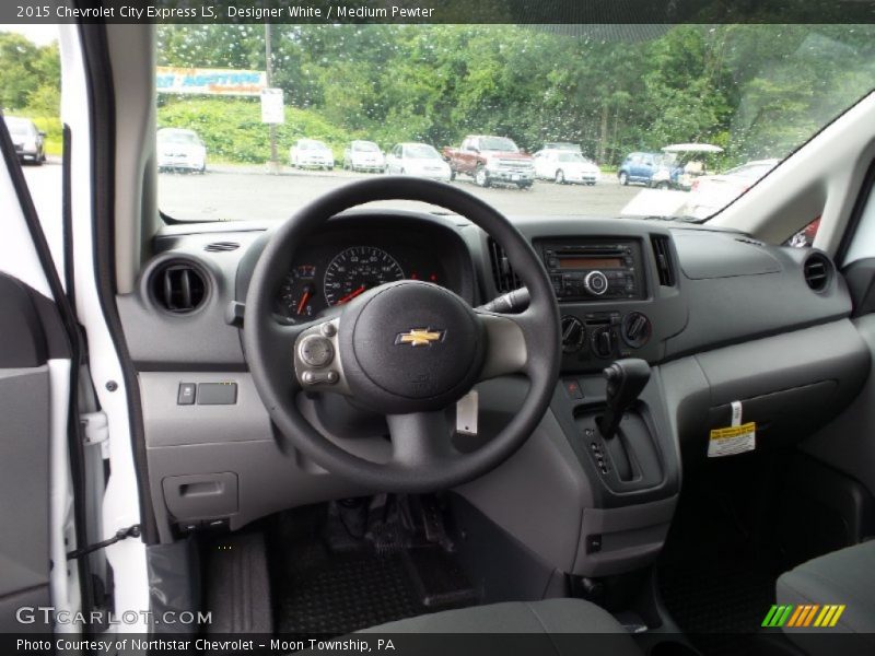 Designer White / Medium Pewter 2015 Chevrolet City Express LS