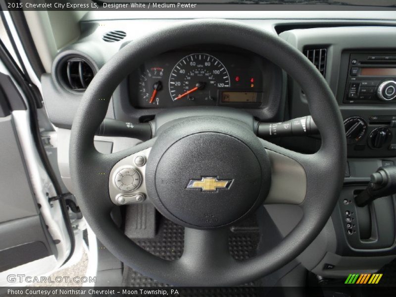 Designer White / Medium Pewter 2015 Chevrolet City Express LS