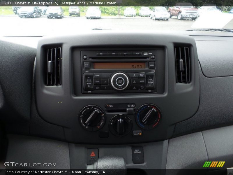 Designer White / Medium Pewter 2015 Chevrolet City Express LS