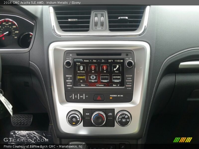 Iridium Metallic / Ebony 2016 GMC Acadia SLE AWD