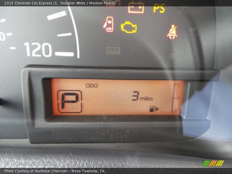 Designer White / Medium Pewter 2015 Chevrolet City Express LS