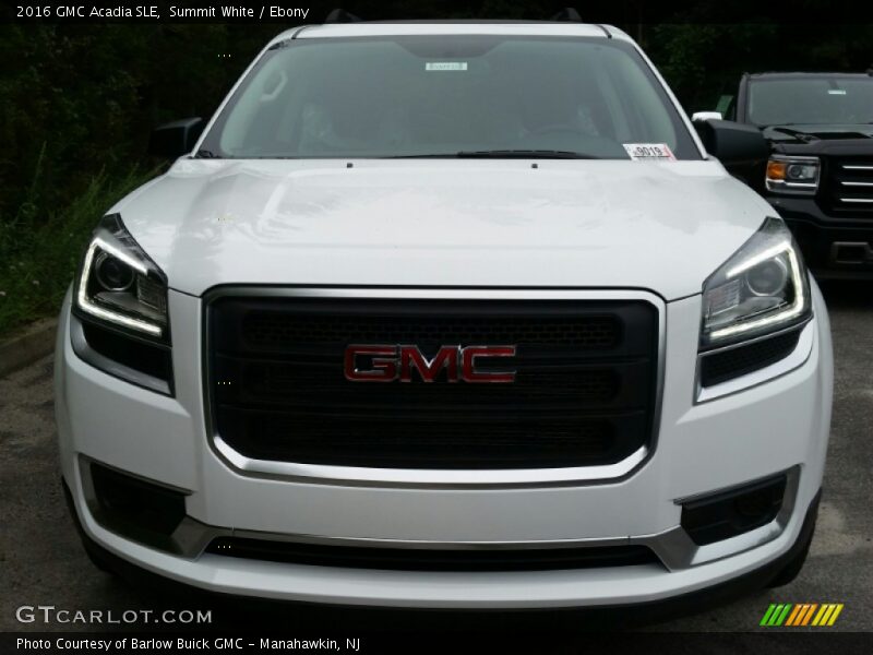 Summit White / Ebony 2016 GMC Acadia SLE