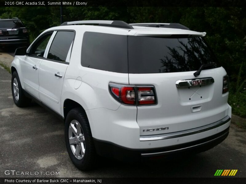 Summit White / Ebony 2016 GMC Acadia SLE