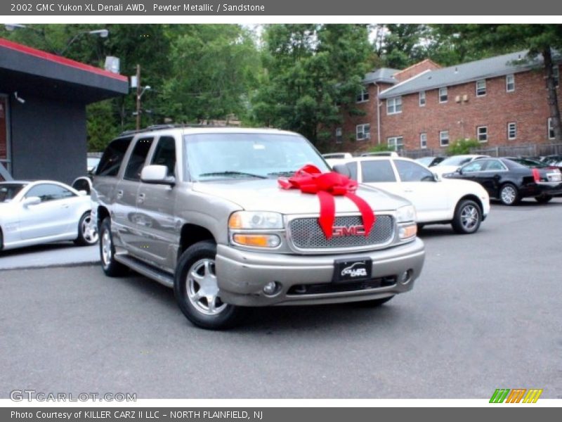 Pewter Metallic / Sandstone 2002 GMC Yukon XL Denali AWD