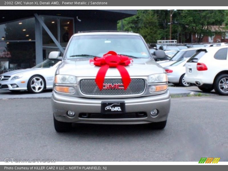 Pewter Metallic / Sandstone 2002 GMC Yukon XL Denali AWD