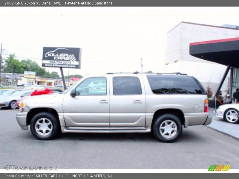 Pewter Metallic / Sandstone 2002 GMC Yukon XL Denali AWD