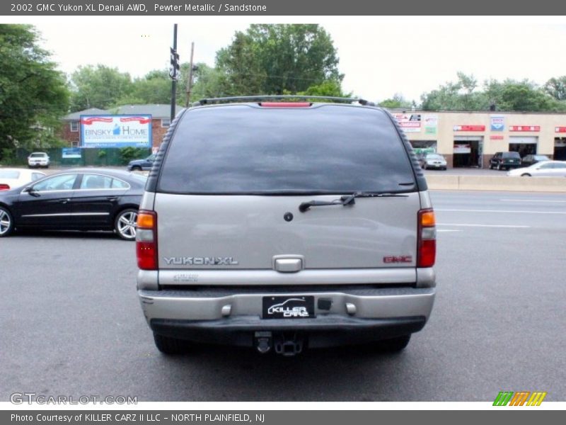 Pewter Metallic / Sandstone 2002 GMC Yukon XL Denali AWD