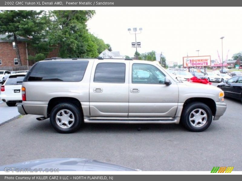 Pewter Metallic / Sandstone 2002 GMC Yukon XL Denali AWD