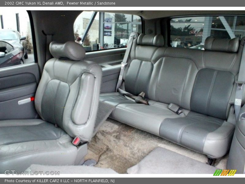 Pewter Metallic / Sandstone 2002 GMC Yukon XL Denali AWD