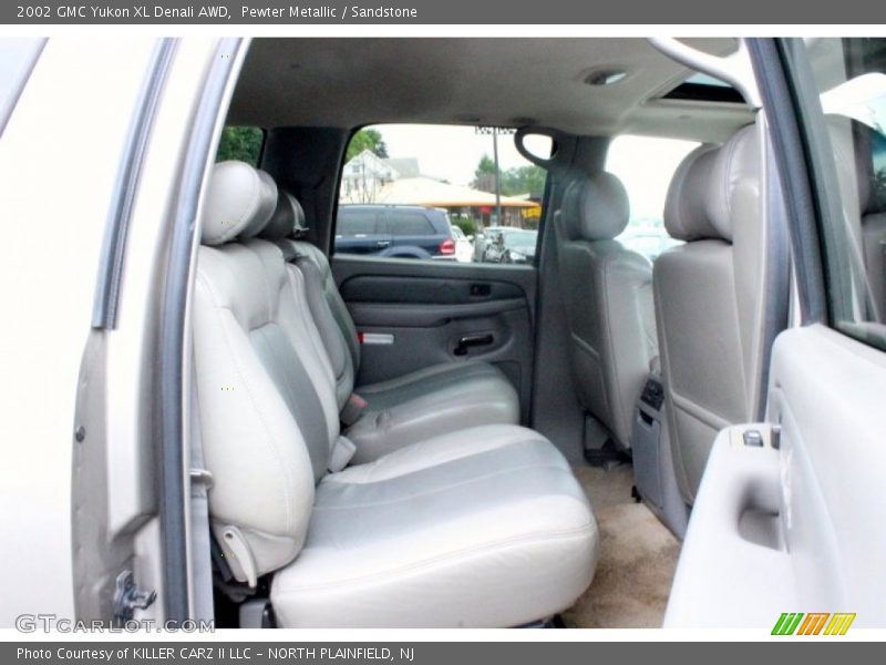 Pewter Metallic / Sandstone 2002 GMC Yukon XL Denali AWD