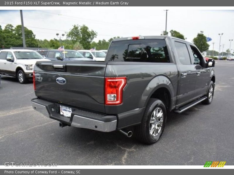 Magnetic Metallic / Medium Earth Gray 2015 Ford F150 XLT SuperCrew