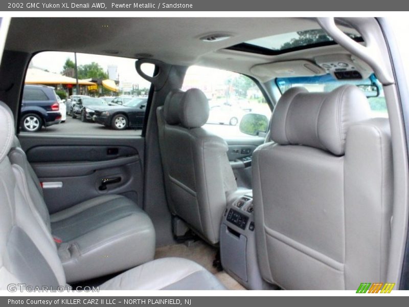 Pewter Metallic / Sandstone 2002 GMC Yukon XL Denali AWD