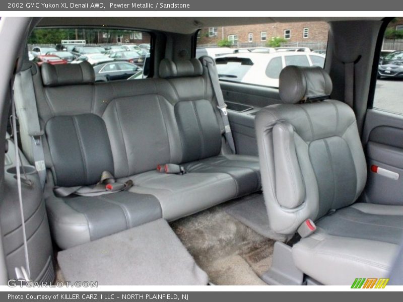 Pewter Metallic / Sandstone 2002 GMC Yukon XL Denali AWD