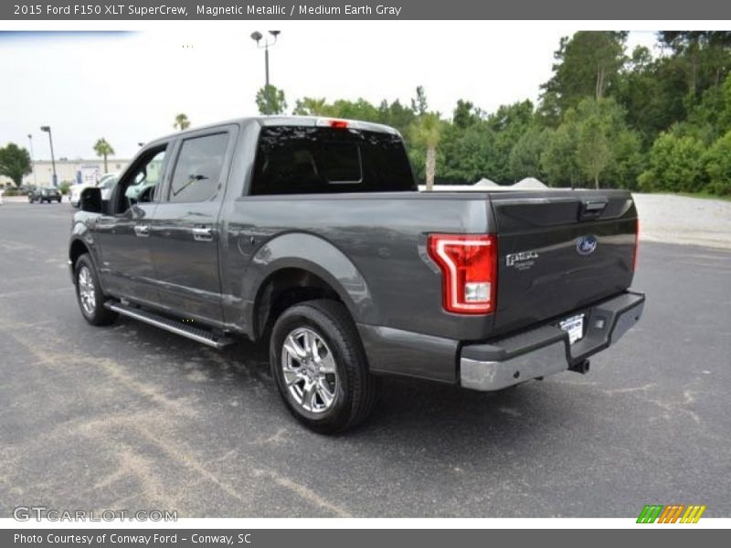 Magnetic Metallic / Medium Earth Gray 2015 Ford F150 XLT SuperCrew