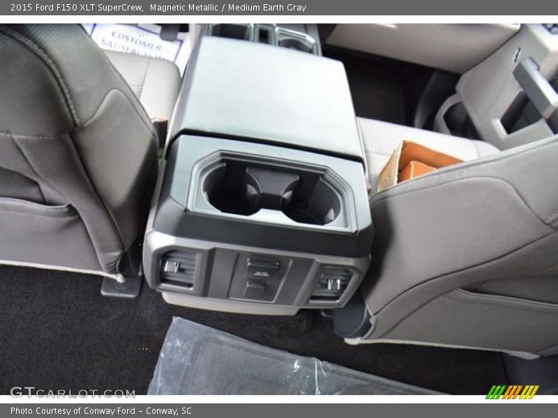 Magnetic Metallic / Medium Earth Gray 2015 Ford F150 XLT SuperCrew