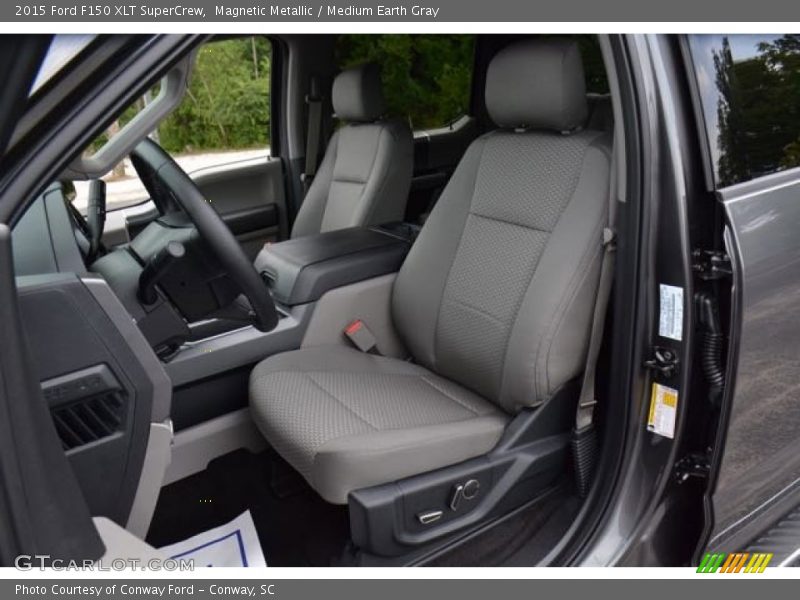 Magnetic Metallic / Medium Earth Gray 2015 Ford F150 XLT SuperCrew