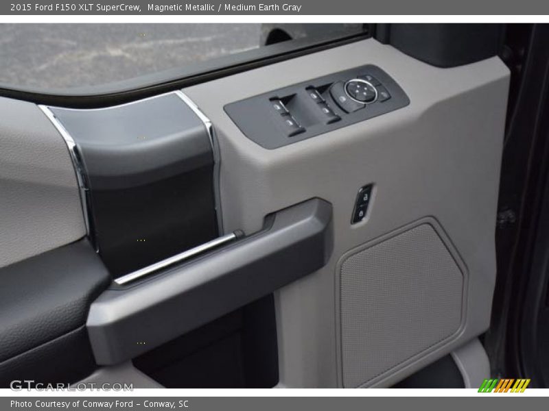 Magnetic Metallic / Medium Earth Gray 2015 Ford F150 XLT SuperCrew